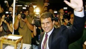 <b>LAPORTA, A POR TODAS. </b>Se ve con fuerzas y preparación para ser el presidente de los catalanes.