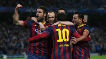 Victoria del Barça en Manchester