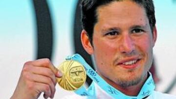 Aschwin, con uno de sus oros.