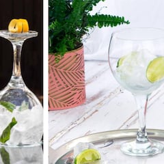 Prueba los mejores cócteles con este juego de seis copas de balón, de cristal y fáciles de lavar