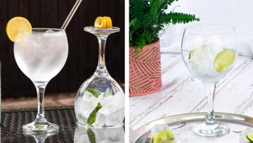 Prueba los mejores cócteles con este juego de seis copas de balón, de cristal y fáciles de lavar