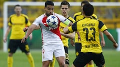 Falcao juega su partido 49 por UEFA en Dortmund vs. Mónaco