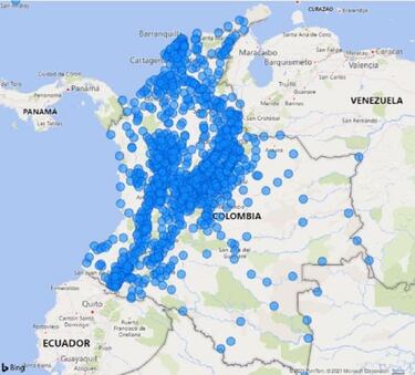 Mapa de casos y muertes por coronavirus por departamentos en Colombia: hoy, 26 de enero