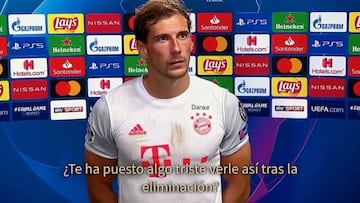 Goretzka sobre dejar fuera a su idolo Messi de la Champions