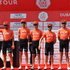 Zakarin y De la Parte liderarán al CCC en la Vuelta a España