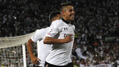 Futbol, Colo Colo vs Everton.
 Final Copa Chile 2016.
 El jugador de Colo Colo Ramon Fernandez, izquierda, celebra su gol contra Everton durante el partido final de la Copa Chile disputado en el estadio Nacional de Santiago, Chile.
 14/12/2016
 Marcelo Hernandez/Photosport********
 
 Football, Colo Colo vs Everton.
 Copa Chile Championship final.
 Colo Colo&#039;s player Ramon Fernandez, left , celebrates his goal against Everton during the Copa Chile final football macth at the National stadium in Santiago, Chile.
 14/12/2016
 Marcelo Hernandez/Photosport