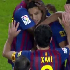 En su retiro: las tres asistencias de Xavi a Alexis en Barcelona