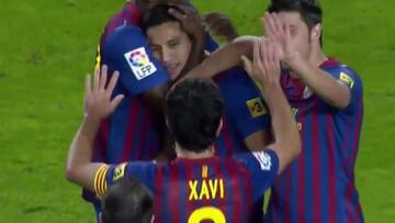 En su retiro: las tres asistencias de Xavi a Alexis en Barcelona