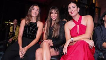 Aitana Bonmatí, Almudena Cid y Garbiñe Muguruza.