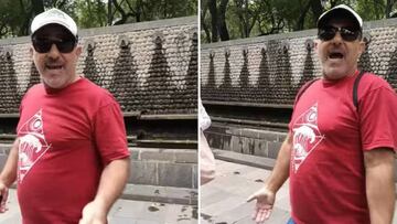 Exhiben a turista extranjero por orinar en el Bosque de Chapultepec: mexicana lo confronta y las redes lo atacan