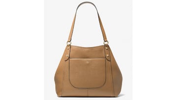 Bolso tote Molly grande de piel granulada de Michael Kors