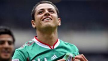 Chicharito sólo ha marcado dos anotaciones en el Estadio Azteca.