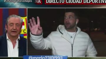 Pedrerol a su reportero después de un carrerón siguiendo a Aubameyang: "Pareces nuevo..."
