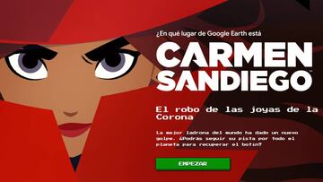 Carmen Sandiego se esconde en Google Earth, ¿la encontrarás?