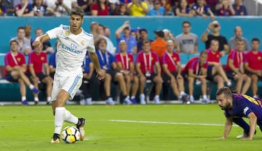 Marco Asensio levelled with a fine finish on 36 minutes. 2-2.
