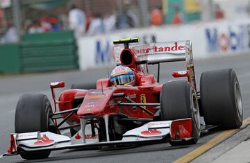 Todos los coches de Fernando Alonso en la F1