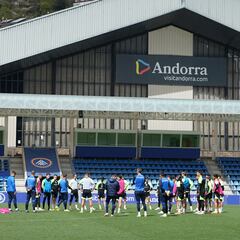 El Andorra juega contrarreloj: si no gana, descenderá de manera matemática