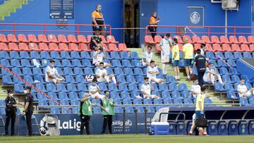 Banquillo del Espanyol.