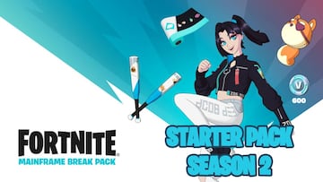 Fortnite Season 2: Mainframe Break Pack -Zoe Clash starter pack- now available