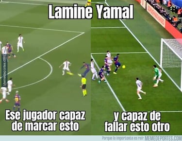 Lamine y Mbappé protagonistas de los memes del fin de semana