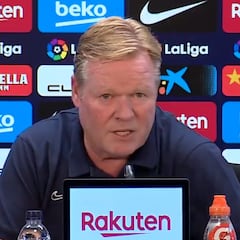 Koeman: "Ya sé que hay que ganar. No temo por mi futuro"