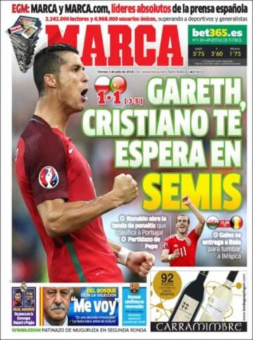 Portadas de la prensa mundial