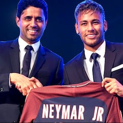 Las peticiones de Neymar a Al Khelaifi en 2017: cadena hotelera, su nombre en la Torre Eiffel...