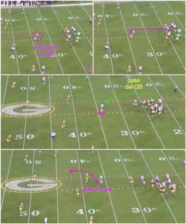 LECCIONES DE FOOTBALL: el running back recibiendo y bloqueando