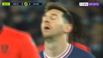 Messi no fue Messi cuando pudo resolver el partido en el 83'