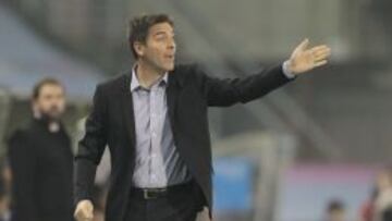 Berizzo, durante el partido ante el Valencia.