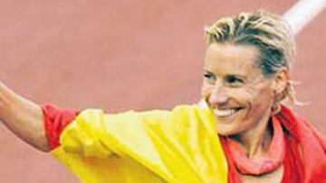 Marta, celebrando su triunfo