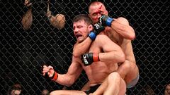 St-Pierre agranda su leyenda: somete a Bisping en su retorno