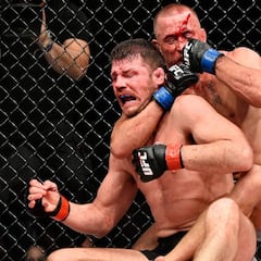 St-Pierre agranda su leyenda: somete a Bisping en su retorno