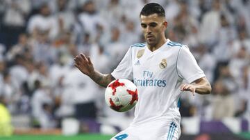 Dani Ceballos controla un balón en el partido de vuelta contra el Fuenlabrada.