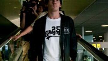 DE VISITA. <Messi está en Senegal por una buena causa.