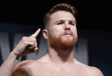 El pesaje Canelo-GGG en imágenes