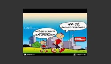 Los memes tras el triunfo de Chile