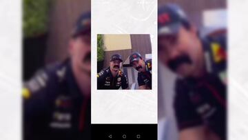 ¡Imperdible! ’Checo’ Pérez y Max Verstappen hacen reto en TikTok con Peaches de fondo