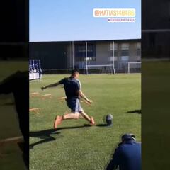 Jugadores de la U entrenan con los Maorí All Blacks en el CDA