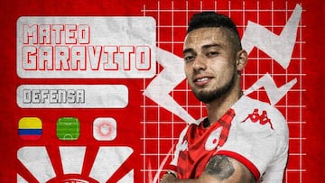 Mateo Garavito es nuevo jugador de Independiente Santa Fe
