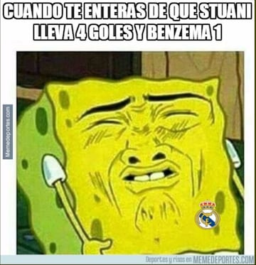 Benzema y Cristiano protagonistas de los memes del Girona-Real Madrid