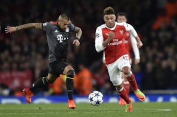 El show de Vidal en la goleada del Bayern sobre Arsenal