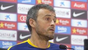 Luis Enrique: "Somos campeones y favoritos para ganar esta Liga"