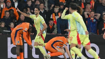 An exciting contest in Rotterdam saw Spain keep their fine run of form alive as they managed to avoid defeat with a strike from the Arsenal player in added time.