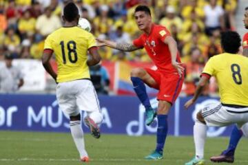 Colombia vs Chile en Barranquilla.