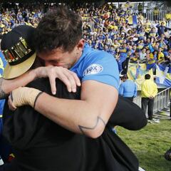 Everton celebra:
¡Vuelve a ser de Primera!