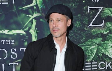 Brad Pitt apareció visiblemente más delgado.