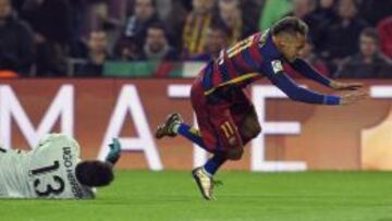 "Neymar quédate" y "Neymar, Neymar" en el Camp Nou