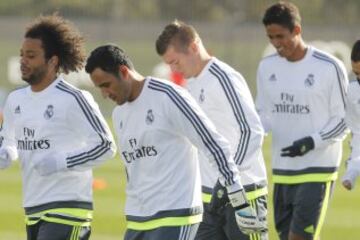 Marcelo, Keylos Navas, Kroos y Varane.