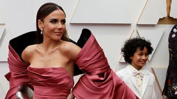 Carolina Gaitan poses on the red carpet during the Oscars arrivals at the 94th Academy Awards in Hollywood, Los Angeles, California, U.S., March 27, 2022. REUTERS/Eric Gaillard REFILE - CORRECTING ID